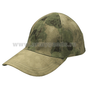 Бейсболка простая "мох" (A-TACS FG) (МПА-15) ткань Софтшелл