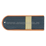 Погоны серо-син. оранжевый кант (МЧС на китель) с нашит. металлиз. текстил. гал (ст. сержант) пластик