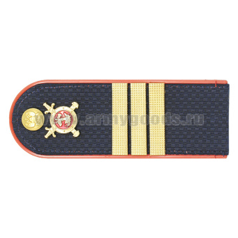 Погоны Полиции (ОВД) на китель, укомплектованные мет. фурнитурой (сержант) пластик