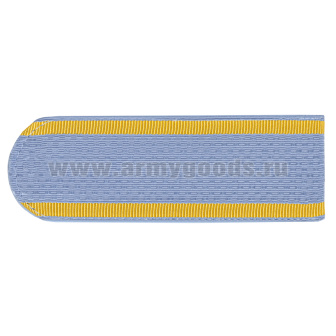 Погоны серо-голубые курсант. без "К"  БЕЗ КАНТА (Полиция (ОВД) на рубашку) нов/обр (на пластике)