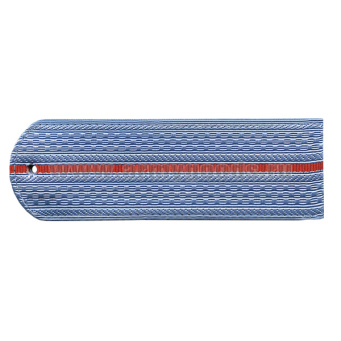 Погоны серо-голубые 1 красн. пр. без канта (Полиция (ОВД) на рубашку) нов/обр