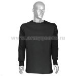 Фуфайка зим. х/б с начесом черная