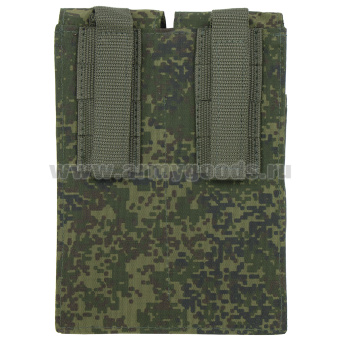 Подсумок закрытого типа горизонтальный для 2 маг АК ("русская цифра") (с системой крепления "MOLLE") 