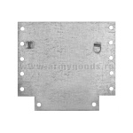 Основа под орденские планки (высота 12 мм, 3 награды в ряд, ст/обр, на булавке) №17