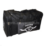 Сумка складная (твердая ткань) большая 60 л черная Подводные силы