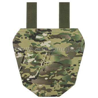 Напашник тактический "мультикам" (бронеэлемент из СВМПЭ в комплекте)