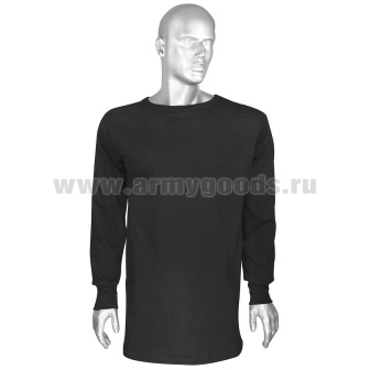 Фуфайка лет. х/б кулирка черн. р-ры с 62