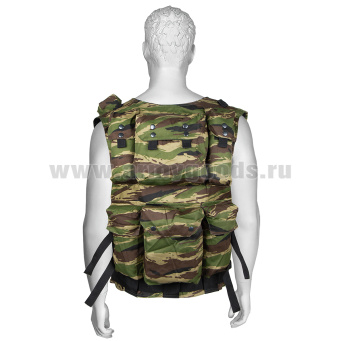 Жилет разгрузочный тактический Армейский "камыш" зеленый (ткань "гретта")