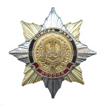 Значок мет. Орден-звезда РХБЗ (эмблема ст/обр)
