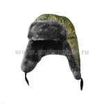 Шапка-ушанка сувенирная "русская цифра" (оксфорд)