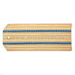 Погоны крем. 2 голуб. пр.