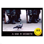 Магнит виниловый (гибкий) со смайликом А как я можете