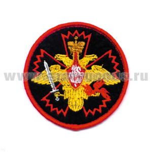 Шеврон вышит. Спецназ (210 пр.) гвоздика с мечом, люрекс