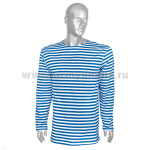 Тельняшка лет. х/б набивная голубая