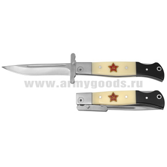 Нож НКВД раскладной (белый) общая длина 22 см