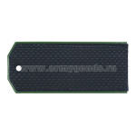 Погоны иссиня-черн. (зел. кант) чист. (ПС ФСБ кит.) 12,5 см на пластике