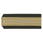 Погоны оливк. с нашитым металлиз. текстильным галуном (старшина) на пластике