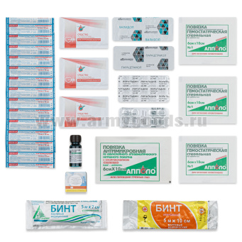 Аптечка укомпл. туристическая "Апполо"