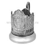 Подстаканник никелированный СССР (с гербом СССР)