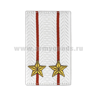 Ф/пог. Полиция белые тканые (подполковник) приказ № 777 от 17.11.20