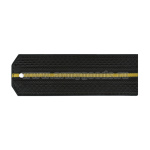 Погоны черн. 1 желт. пр. (15 см)