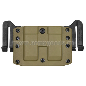 Подсумок тактический под 2 магазина ПМ (ударопрочный полиамид) песочный