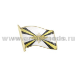 Значок мет. Флажок Войска связи (смола, на пимсе)