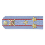 Погоны Полиции (ОВД) на голубую рубашку (без канта), укомпл. мет. фурнитурой (полковник) пластик