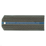 Погоны светло-оливк. 1 голуб. пр. (на рубашку) галунные