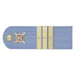 Погоны Полиции (ОВД) на голубую рубашку (без канта), укомпл. мет. фурнитурой (сержант) пластик