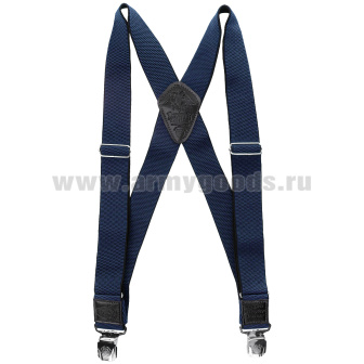 Подтяжки рифленые "Ратник" синие