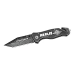 Нож раскладной металлич. МВД Россия (общая длина 21 см)