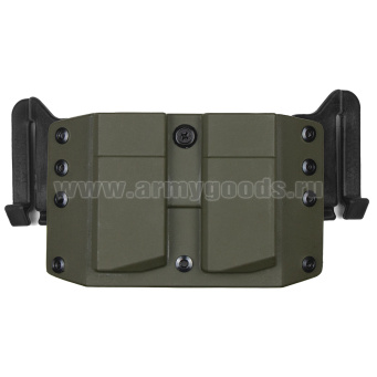 Подсумок тактический под 2 магазина Пистолета Ярыгина (ПЯ) ударопрочный полиамид (оливковый)