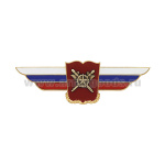 Значок мет. Должностной знак начальника военной академии (Материально-техническое обеспечение ВС РФ) №135