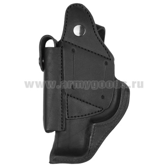 Кобура под ПМ формованная с запасной формованной обоймой ПК-36 черная