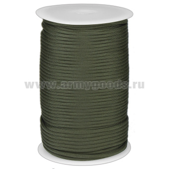 Паракорд (100 м) 10 нитей оливковый (Китай)