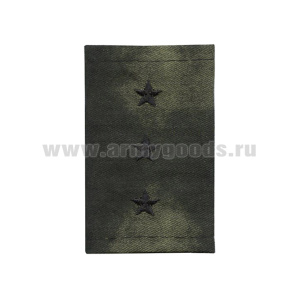Ф/пог. Росгвардия СОБР (расцв. "Мох-3" (A-TACS FG)) вышит. черн. (ст. прапорщик)