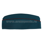 Пилотка "морская волна" с краповым кантом п/ш