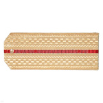 Погоны крем. 1 красн. пр.