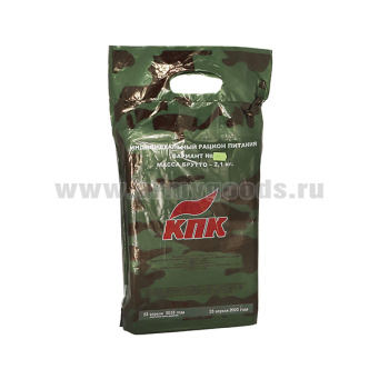 Сухпаек "КПК" (вариант МЧС) до 09.2026 и ранее