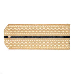 Погоны крем. 1 черн. пр.