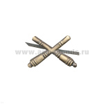 Значок мет. Эмблема петличная Артиллерия (30-х гг СССР) лат.