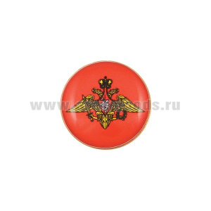 Значок мет. Орел РА (мал., круглый, смола, на пимсе)