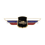 Значок мет. Должностной знак командира танковой дивизии и ей равного соединения танковых войск (№27)