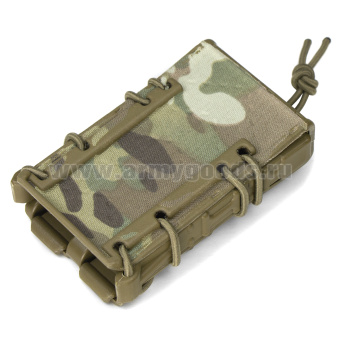 Подсумок тактический под магазин АК (ударопрочный полиамид с резинками) "мультикам"