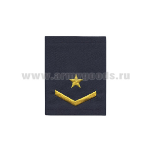 Ф/пог. Метрополитен (синие) вышит. желт. (1 лычка 1 звезда)