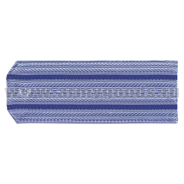 Погоны голуб. 2 вас. пр. (ФСБ нов/обр руб.) на пластике