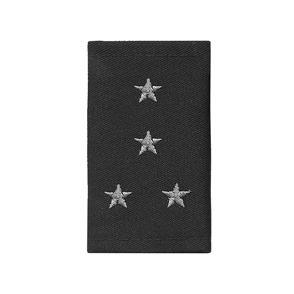 Ф/пог. черные вышит. серым (капитан)