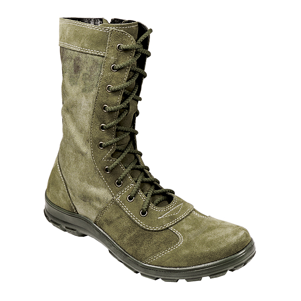 Б. в/б Утка (велюр + кордура "Мох" (A-TACS FG), шнуровка+молния) (У-25)