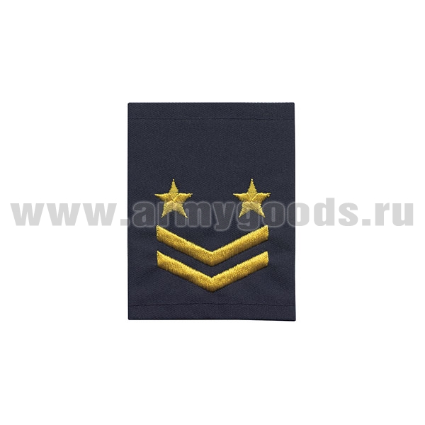 Ф/пог. Метрополитен (синие) вышит. желт. (2 лычки 2 звезды)